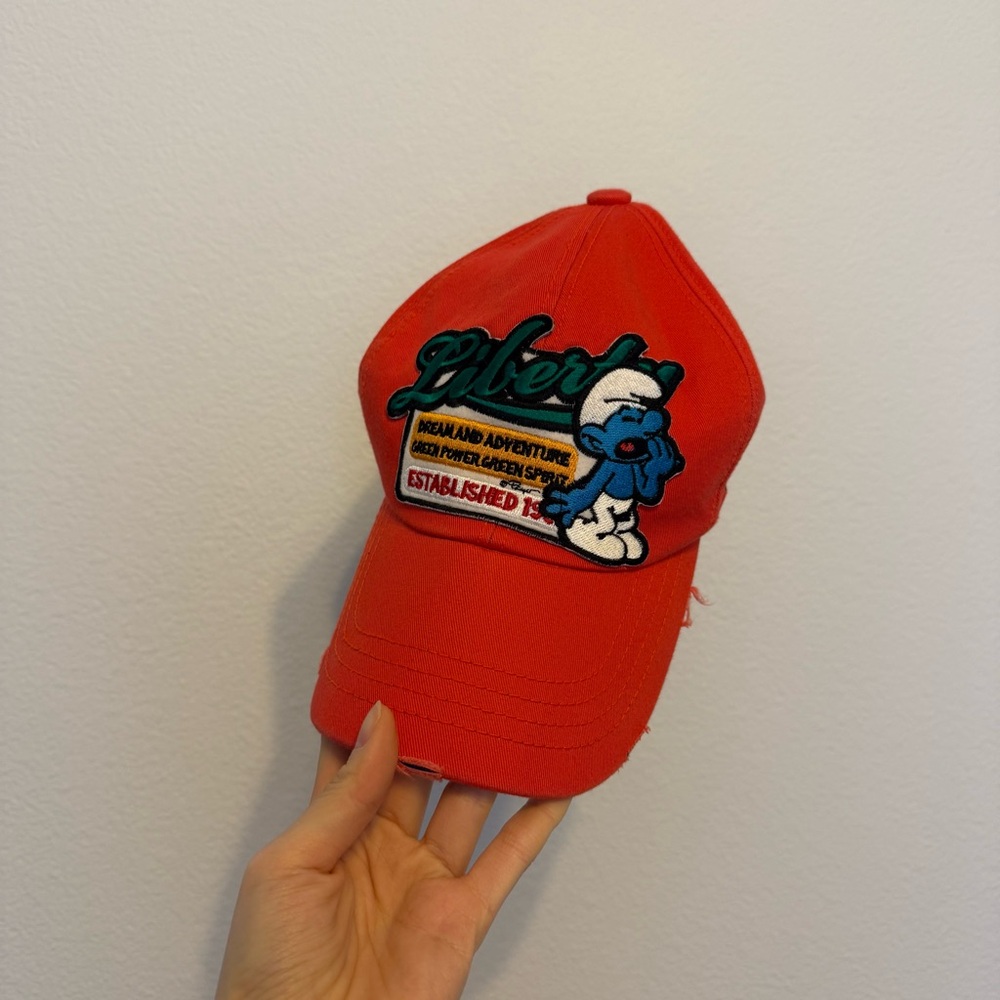 WholeHaus Smurf Red Baseball Cap